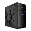 secure web hosting icon